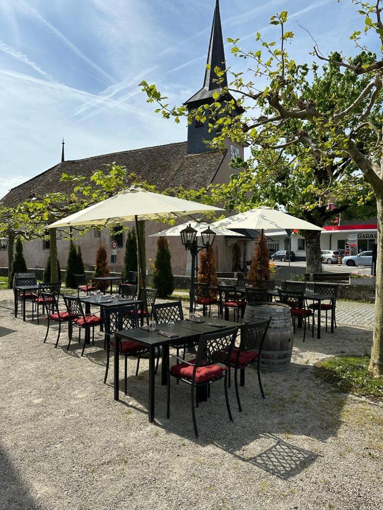 Au Boeuf Rouge Hotel Crassier Luaran gambar